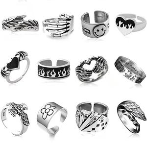 20 Pc Silver Ring set